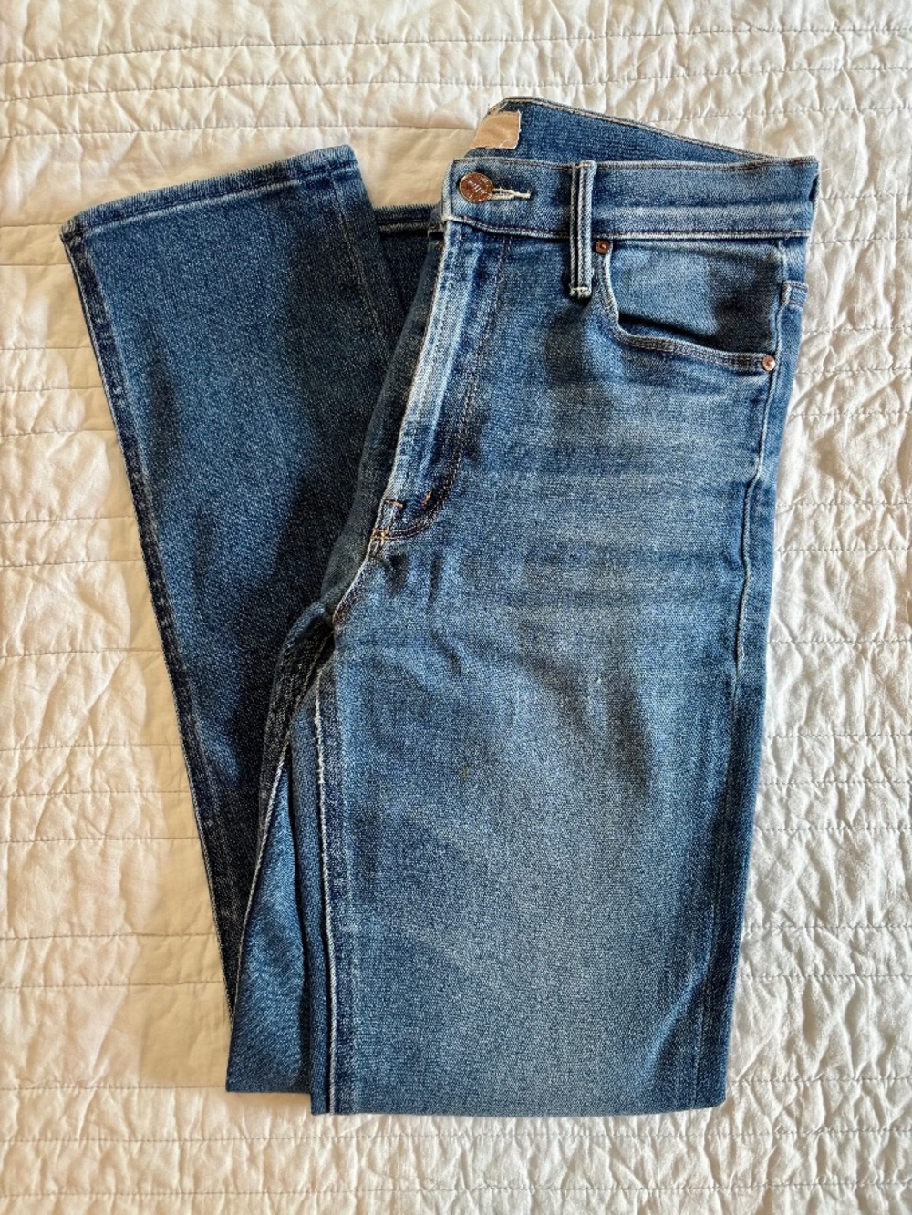 MOTHER Mid Rise Dazzler Ankle size 26
